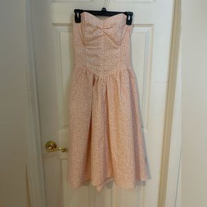 Vintage 80s 90s sleeveless prom dress